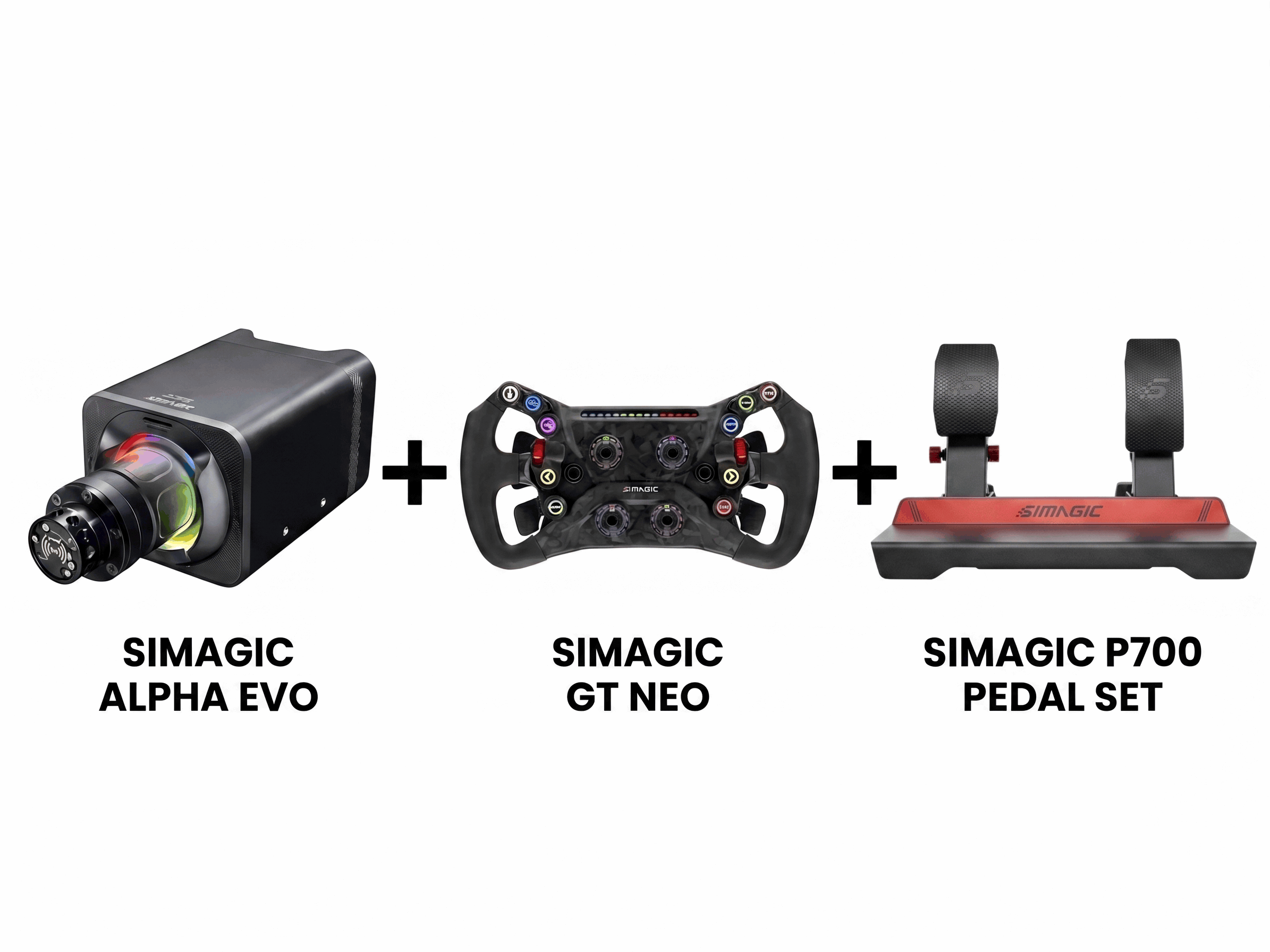 Simagic Alpha Evo Sport + GT Neo + P700 - Sim Racing Bundles - Gaming Zubehoer 8501099