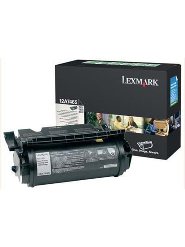 Lexmark 12A7610 Toner Black - Tonerpatrone Schwarz