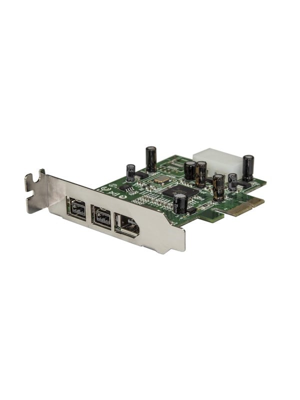 StarTechcom 3 Port 2b 1a Low Profile 1394 PCI Express FireWire Card Adapter - FireWire Adapter