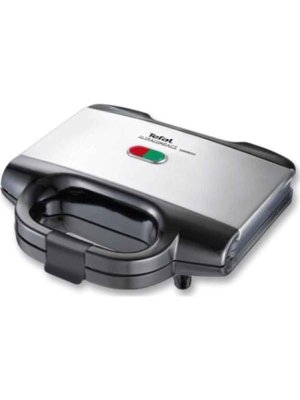 Grille-pain électrique ultracompact Tefal 700 W en acier inoxydable noir - Neuf