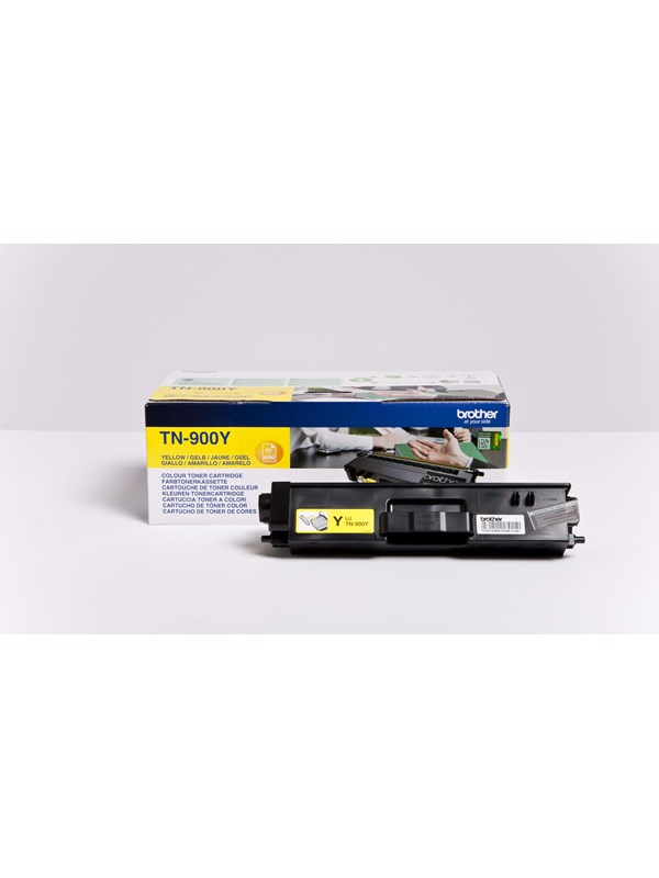 Image of Brother TN900Y x2 - Yellow Laser Toner