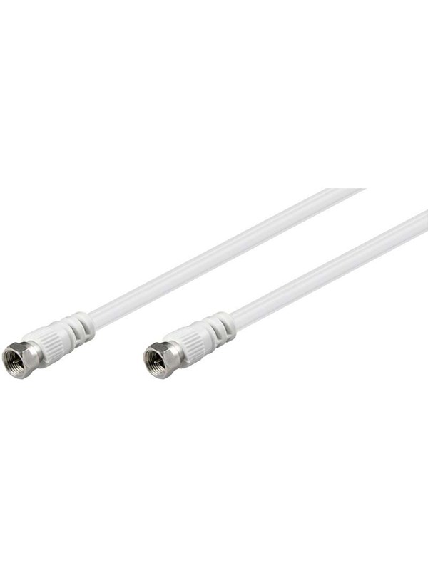 4040849117213 - SAT-Antennenkabel (70 dB) doppelt geschirmt F-Stecker F-Stecker 15 m (11721) - Goobay