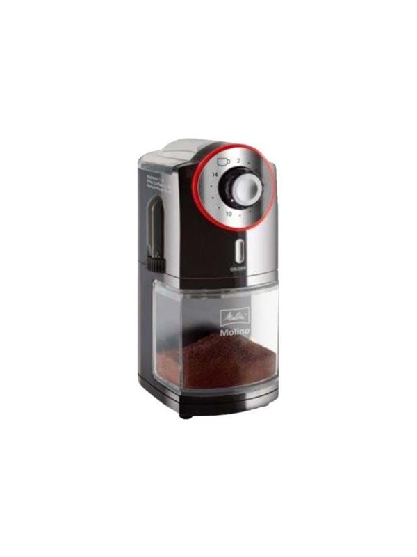schwarz rot 100W 2-14 Tassen 1019-01 Kaffeemühle Molino schwarz rot 100W 2-14 Tassen 4006508212958