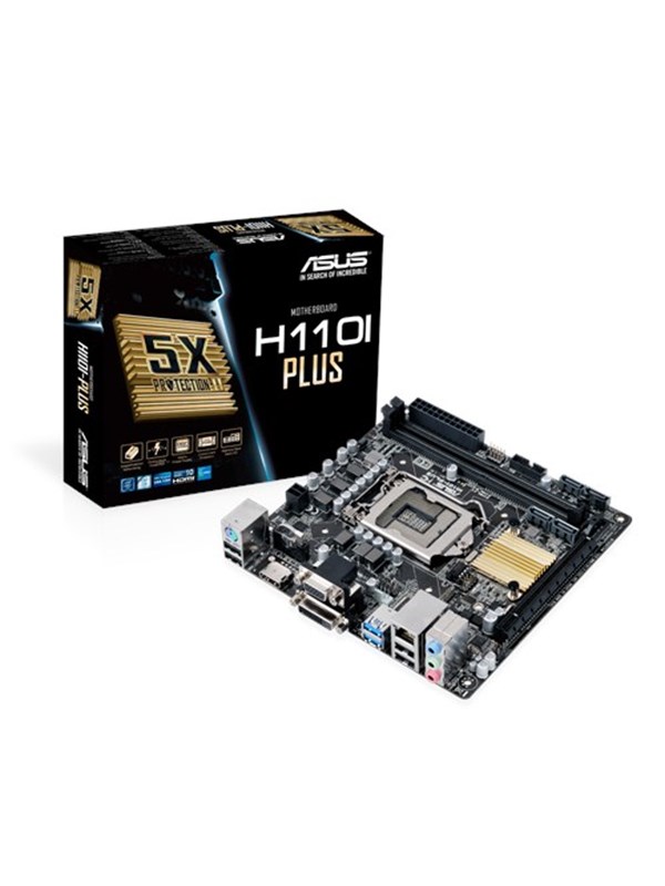 ASUS H110I-PLUS Mainboard - Intel H110 Express - Intel LGA1151 - DDR4 RAM - Mini-ITX