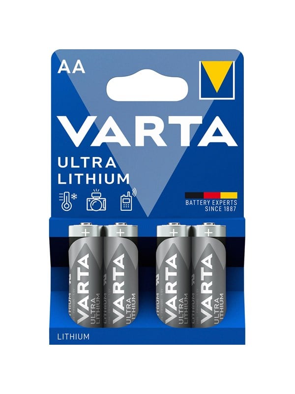 VARTA Ultra Lithium - AA 4-Pack