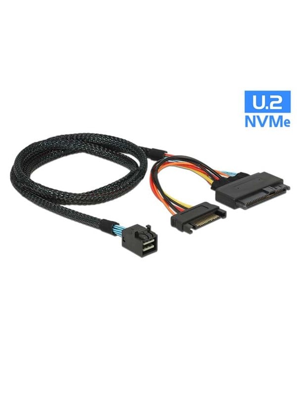 DeLOCK Kabel Delock SFF-8643 - U2 SFF-8639  SATA 15Pin