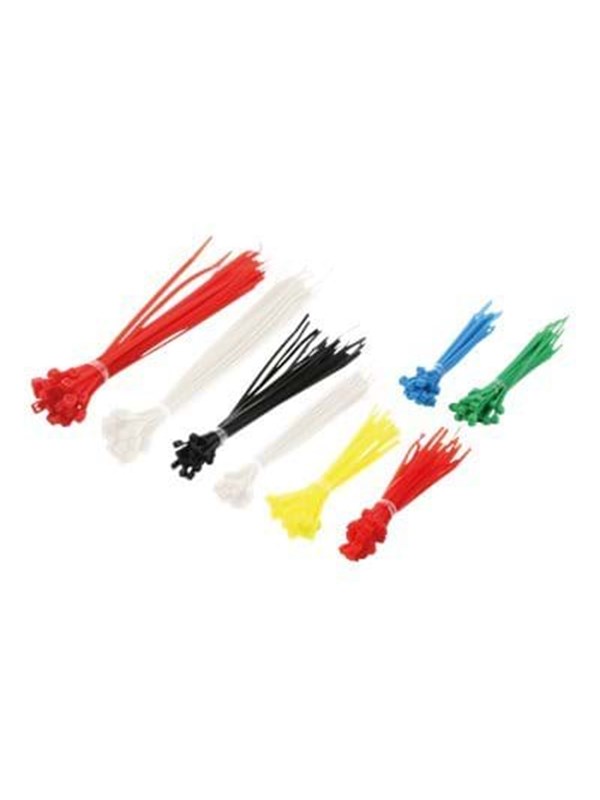 LogiLink Kabelbinder-Set, sortiert, Nylon, Inhalt: 200 Stück