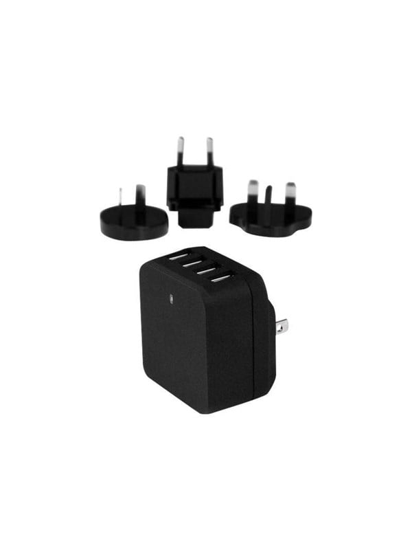 StarTechcom 4-Port USB Wall Charger - International Travel - 34W68A