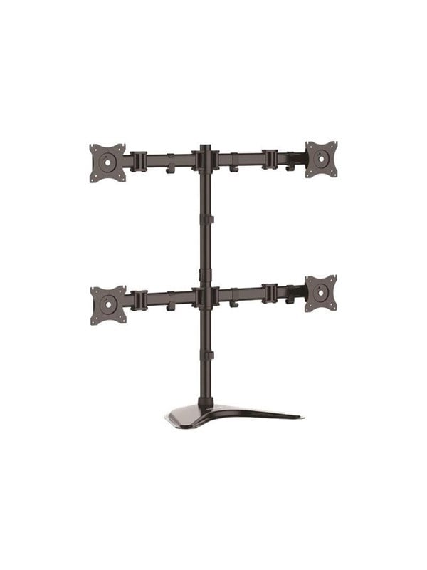 StarTechcom Quad Monitor Stand - Steel - For VESA Mount Monitors up to 27