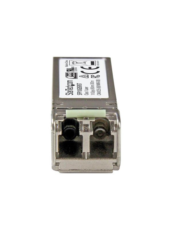 StarTechcom MSA Compliant 10 Gigabit Fiber SFP Transceiver Module - 10GBase-SR - MM LC - 300 m - SFP transceiver modul - 10 Gigabit Ethernet