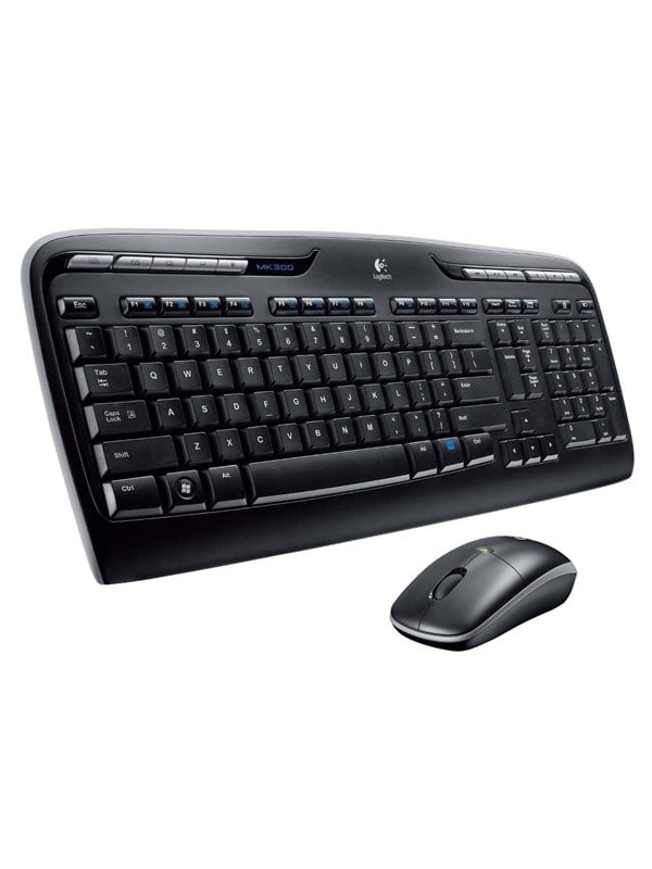Logitech MK330 Wireless Combo - DE - Tastatur  Maus Set - Deutsch - Schwarz
