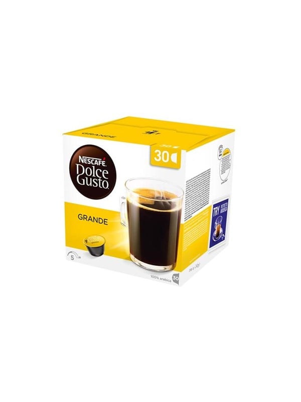 Nescafé Dolce Gusto Grande Vorratsbox, Kaffee, Cafe mit Crema, Kaffeekapseln, 30 Kapseln