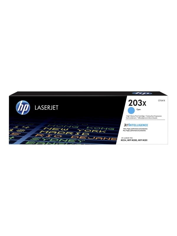 Image of HP 203X / CF541X High Capacity Cyan Toner
