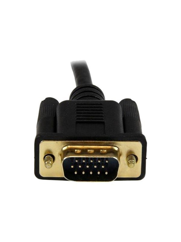 StarTechcom 10ft HDMI to VGA Active Converter Cable HDMI to VGA Adapter - video transformer - sort