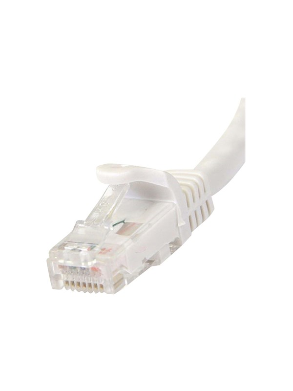 StarTechcom 05m Cat6 Snagless RJ45 Ethernet Netzwerkkabel - Weiß - 50cm Cat 6 UTP Kabel - Netzwerkkabel - RJ-45 (M) zu RJ-45 (M) - 50 cm