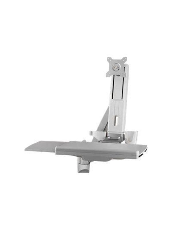 StarTechcom Wall Mounted Sit Stand Desk - Height Adjustable - 24 Monitor