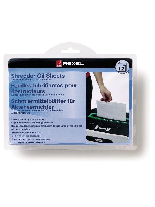 Rexel Aktenvernichter Ölblätter - 12 Stück - Blau - Bild 4