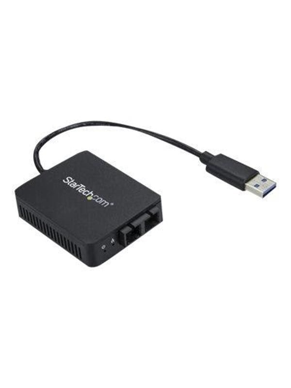 StarTechcom USB 30 to Fiber Optic Converter - 1000Base-SX SC - netvrksadapter
