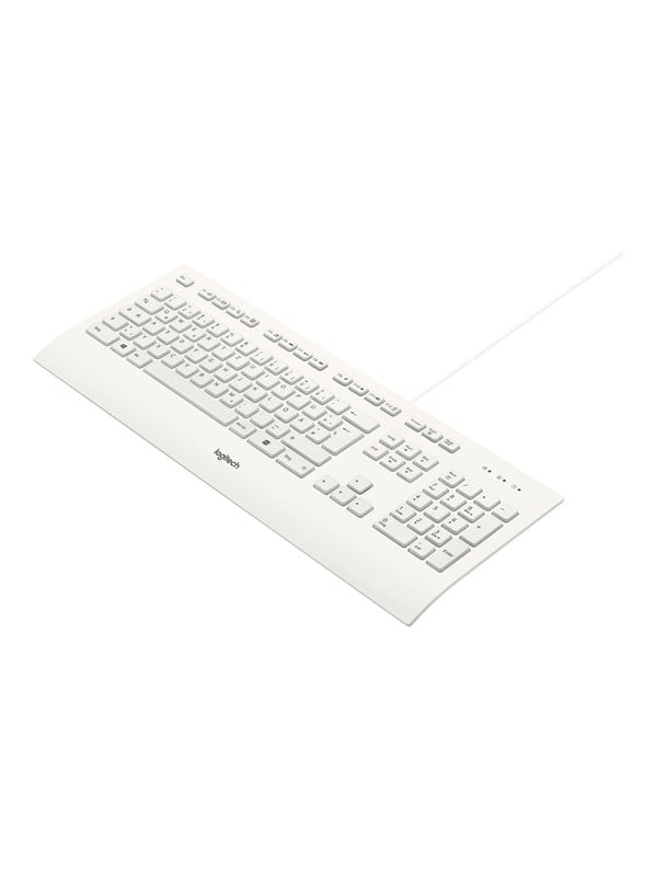 Logitech K280e - tastatur - Tysk - Tastatur - Weiss