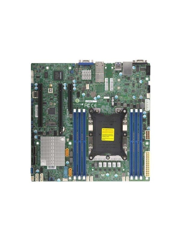 Image of Supermicro X11SPM-TF Mainboard - Intel C622 - Intel Socket P socket - DDR4 RAM - Micro-ATX