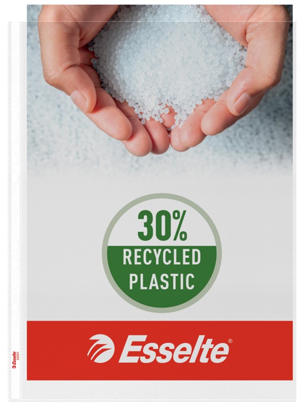 Esselte Qualitts-Prospekthlle A3 Hochformat 30 Pre-Consumer-Recycling-Kunststoff