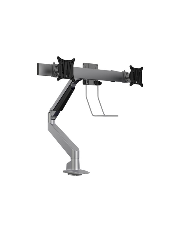 Multibrackets M VESA Gas Lift Arm Single Silver w. Duo Crossbar