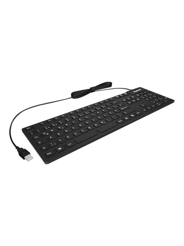 KeySonic KSK-8030 IN - Tastatur - Deutsch - Schwarz