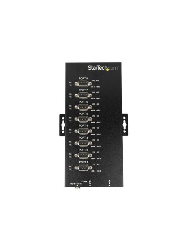 StarTechcom 8-Port Industrial USB to RS-232422485 Serial Adapter - 15 kV ESD Protection - serial adapter