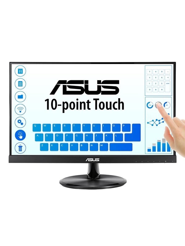 ASUS VT229H 22 Zoll FHD IPS Touchscreen Monitor | 10 Punkt Multi-Touch, Flimmerfrei, Blaulichtfilter, 60 Hz, HDMI, D-Sub, Vesa 100x100 - Bild 8