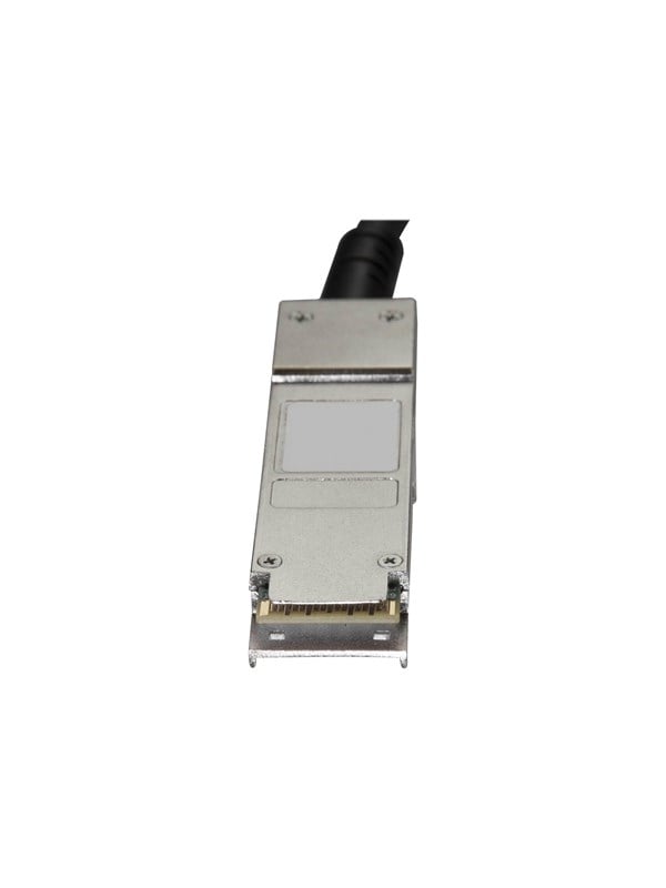 StarTechcom MSA Compliant QSFP Direct-Attach Twinax Cable - 5 m 164 ft - 40 GbE - 40GBase direct attach cable - 5 m - black - Schwarz - 5m