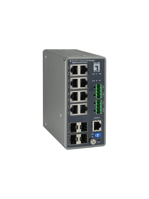LevelOne IGU-1271 - switch - 12 ports - Managed