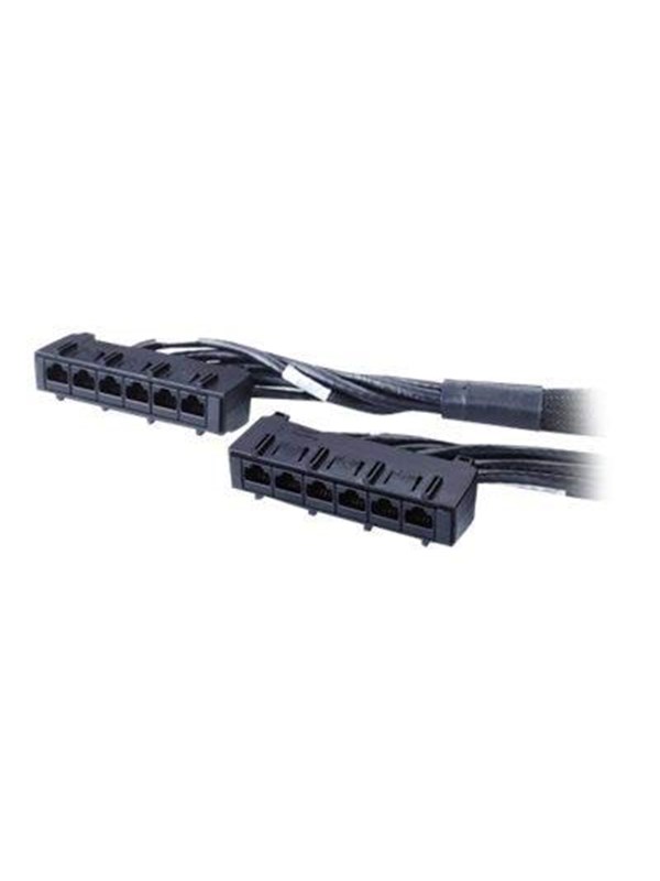 APC Data Distribution Cable - network cable - 15.2 m - black - Schwarz - 15m