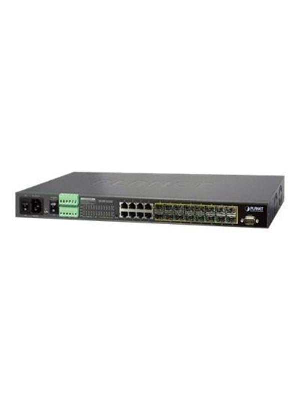 PLANET MGSW-24160F Switch Gigabit 16x SFP  8x RJ4