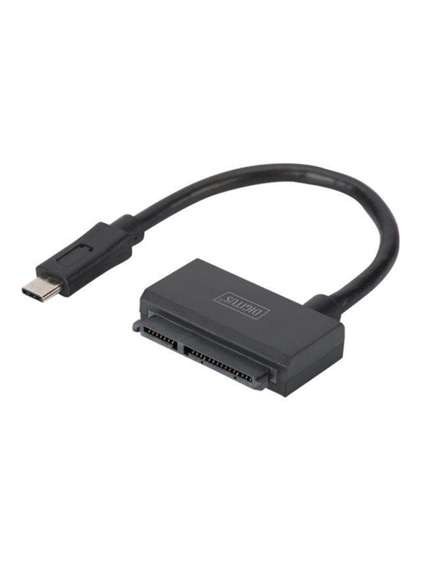 USB 32 Gen 1 (USB 30) Festplatten Laufwerk Notebook Adapterkabel [1x USB 32 Gen 2 Stecker C (USB 31) - 1x SATA-Kombi-Buchse 7+15pol] DA-70327