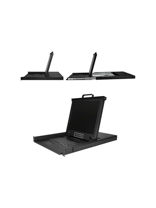 StarTechcom Rackmount KVM Console - 8 Ports with 17 LCD Monitor - KVM console