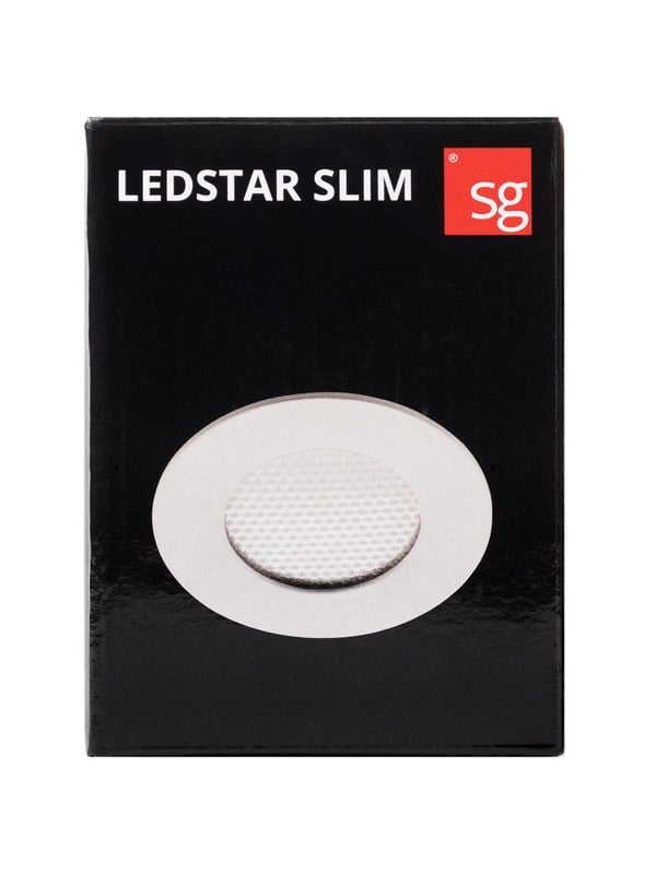 SG Armaturen Ledstar slim mat-hvid 5w led 2700k