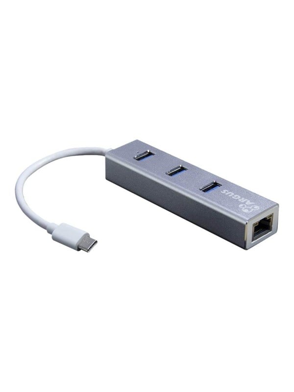 Inter-Tech Argus IT-410-S USB-Hubs - 3 - silber