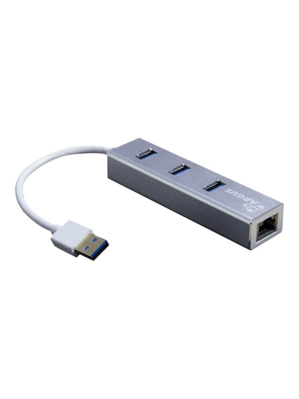 Inter-Tech Argus IT-310-S USB-Hubs - 3 - silber