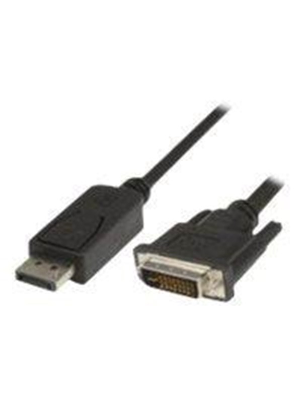 Microconnect - DisplayPort - dvi 24+1 m-m 1m - Videokabeladapter (DisplayPort Stecker Stecker Schwarz)