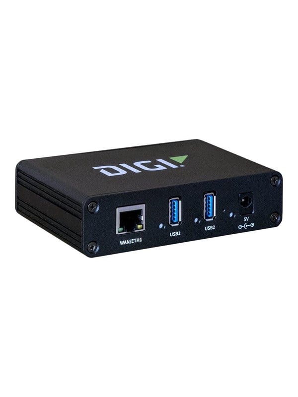 Digi AnywhereUSB 2 Plus USB-Hubs - USB 3.2 - 2 - Schwarz