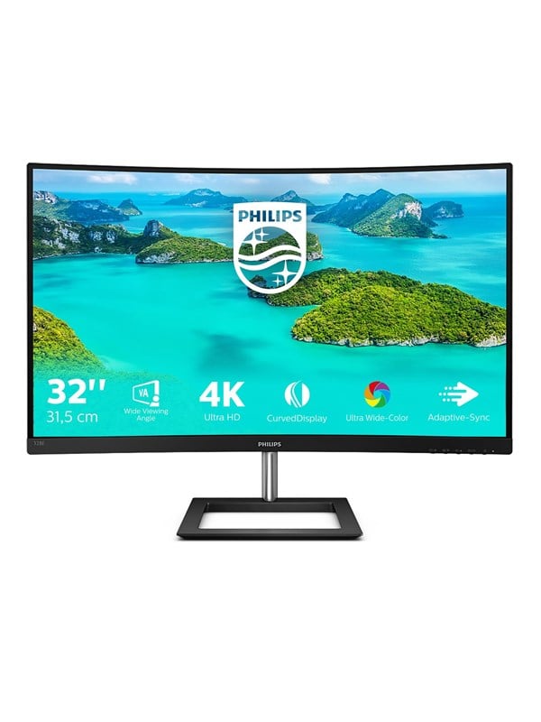 Philips 328E1CA - 32 Zoll UHD Curved Gaming Monitor, 60 Hz, 4ms, AdaptiveSync (3840x2160, HDMI 2.0, DisplayPort) schwarz - Bild 7