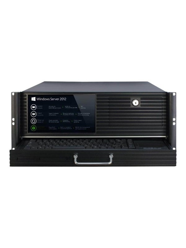 Inter-Tech 4452-TFT - Gehuse - Server Rack - Schwarz