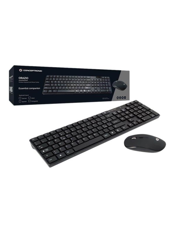 ORAZIO - Tastatur  Maus Set - Deutsch - Schwarz