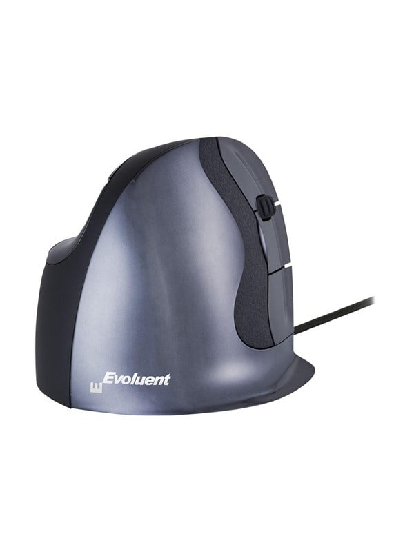 Bakker Elkhuizen Evoluent D - mouse - USB - Vertical mouse Grau