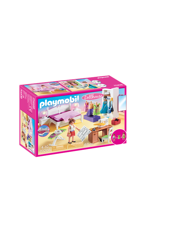 Playmobil Dollhouse - Schlafzimmer mit Nhecke