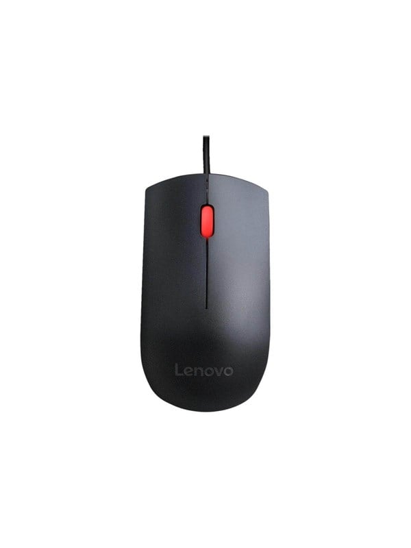 Lenovo Essential - mouse - USB - black - Maus Schwarz