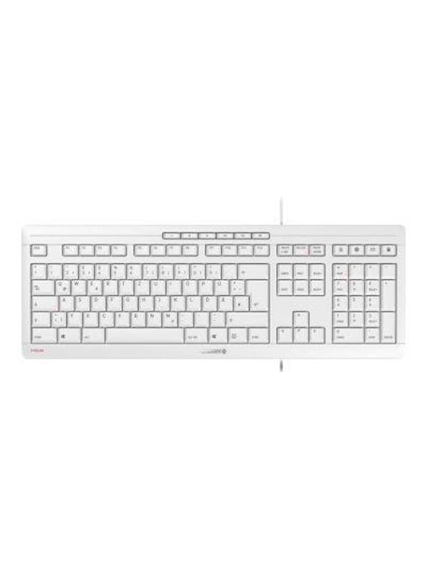 Cherry STREAM - Tastatur - Franzsisch - Grau