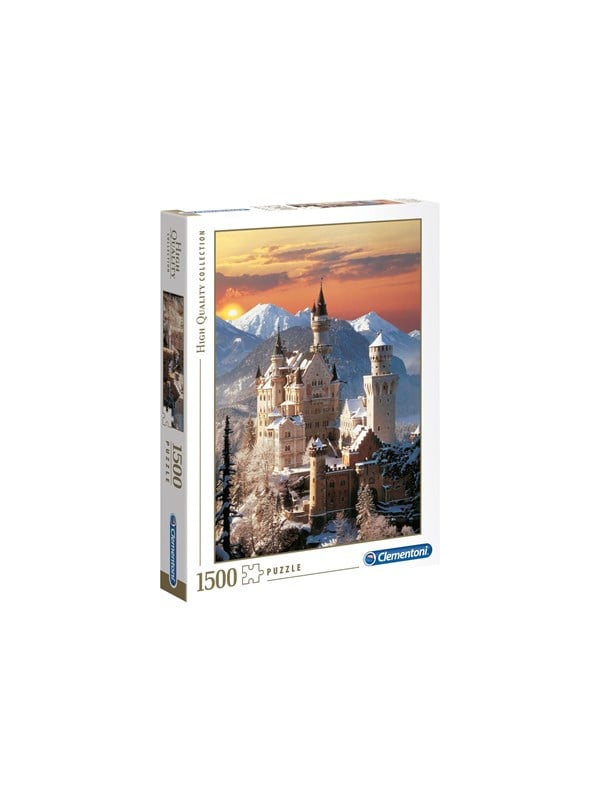 Puzzle mit 1500 Teilen Sammlung Schloss Neuschwanstein Clementoni