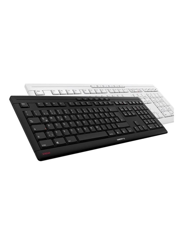 Cherry STREAM - Tastatur - Spanisch - Schwarz