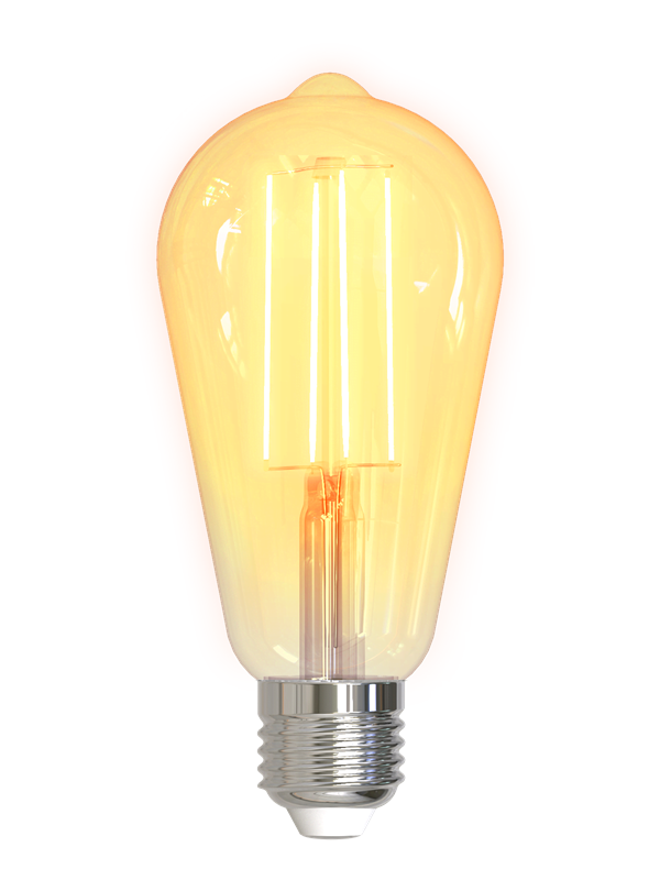 Deltaco SMART HOME LED filament lamp E27 WiFI 24GHz 55W 470lm dimmable 220-240V white